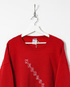 Red Jerzees Nublend Nebraska Sweatshirt - X-Large