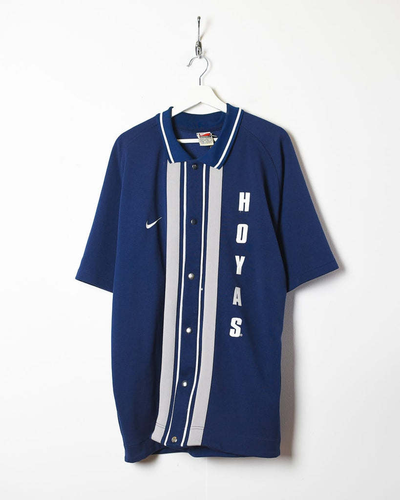 Tommy Jeans x NBA polyester mesh v neck varsity dress in navy - NAVY