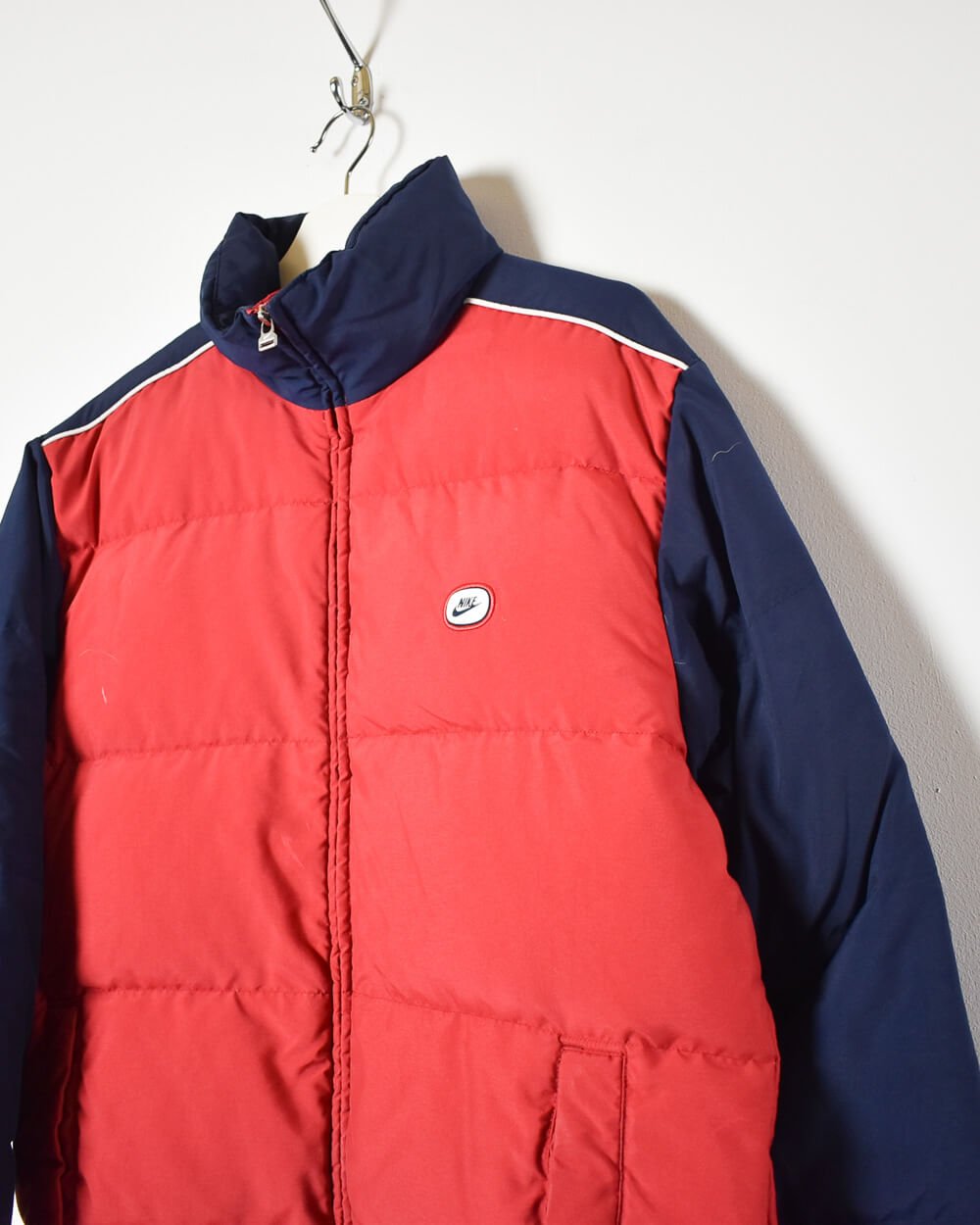 Red Nike Puffer Jacket - Small