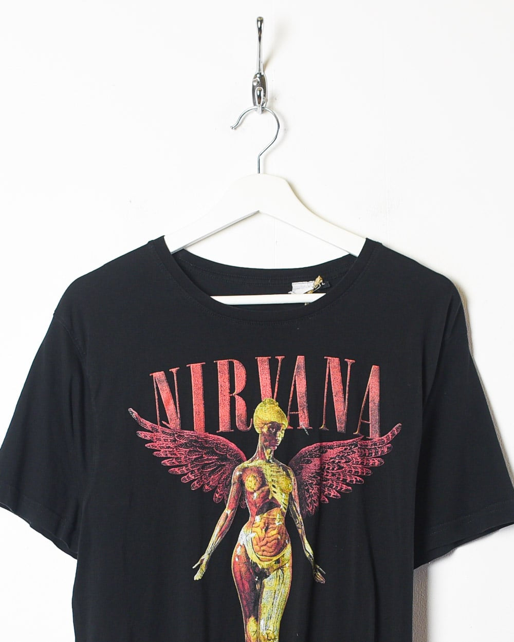 Vintage 00s Black Nirvana In Utero Graphic T-Shirt - Medium Cotton ...