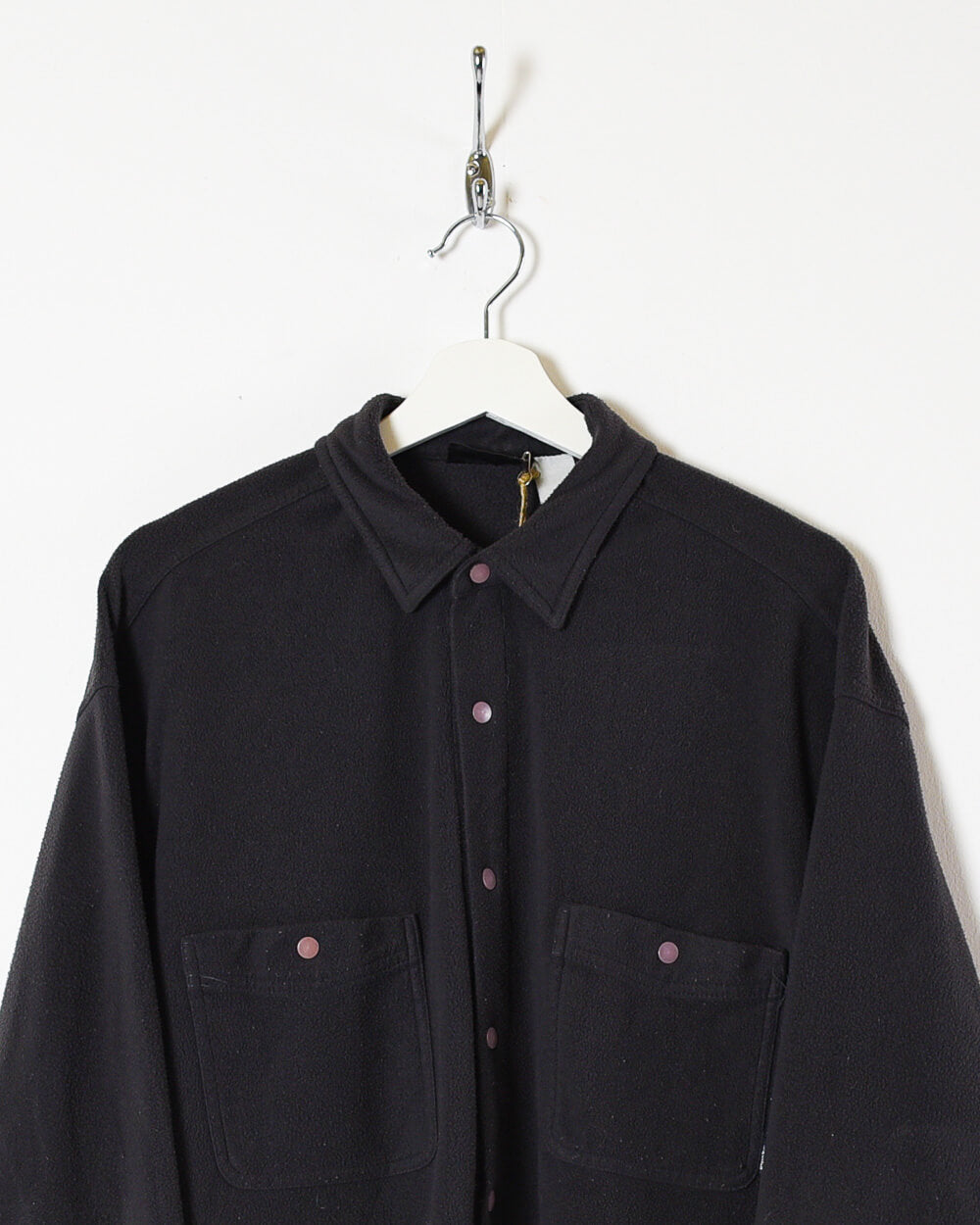Black Patagonia Fleece Shirt - X-Large