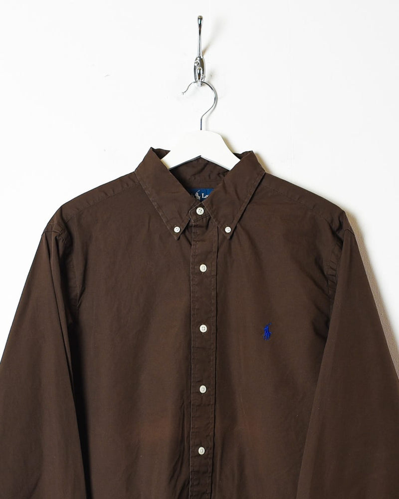 Brown Polo Ralph Lauren Shirt - Large