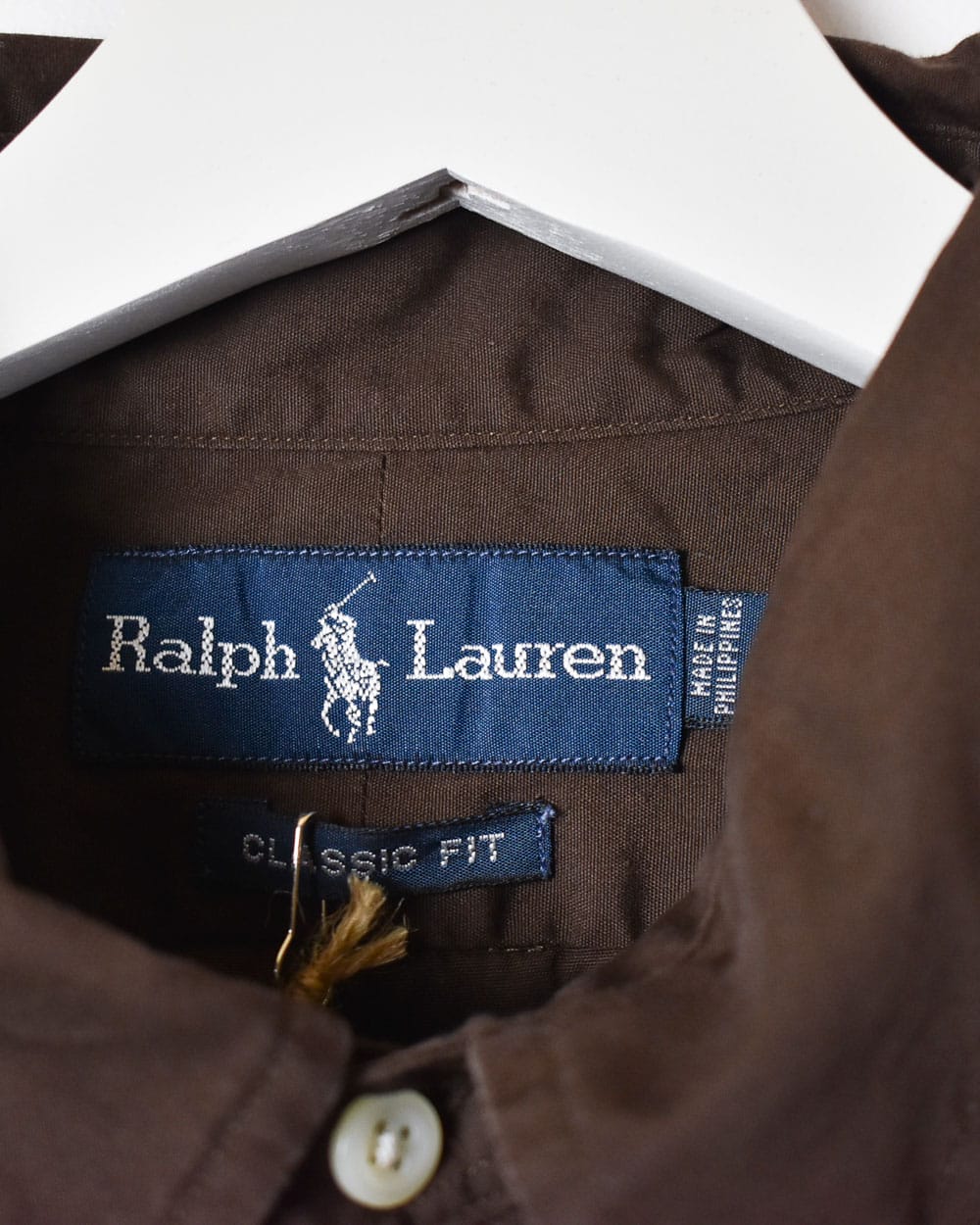 Brown Polo Ralph Lauren Shirt - Large