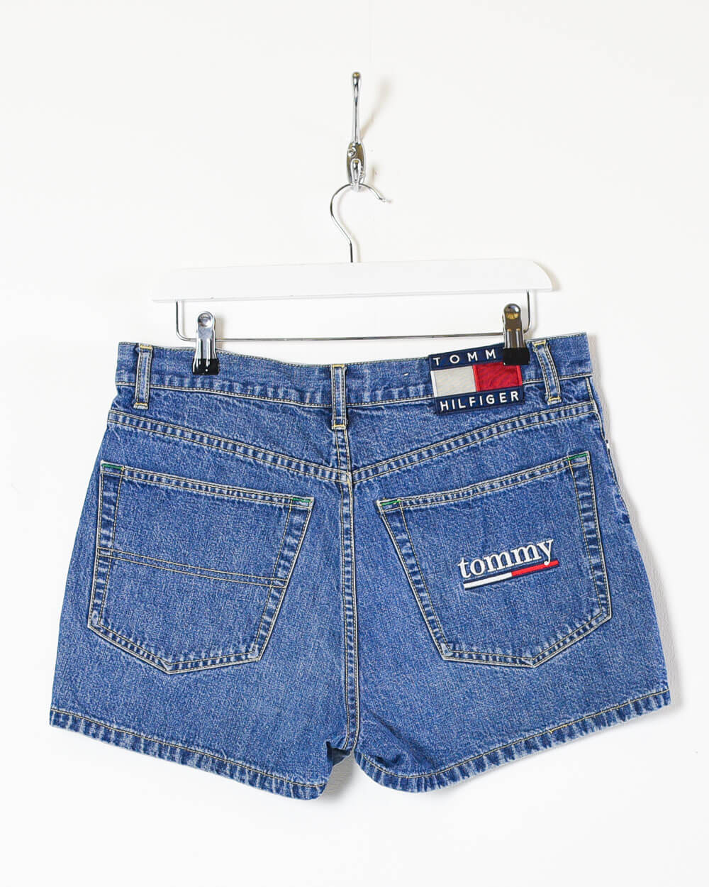 Blue Tommy Jeans Women's Denim Short Shorts - W34