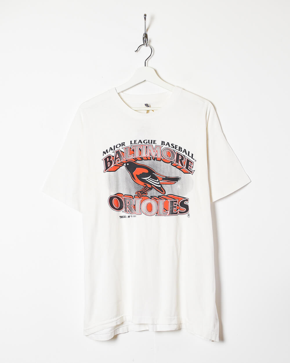 Vintage 90s White Major League Baseball Balitmore Orioles T-Shirt - X-Large  Cotton– Domno Vintage