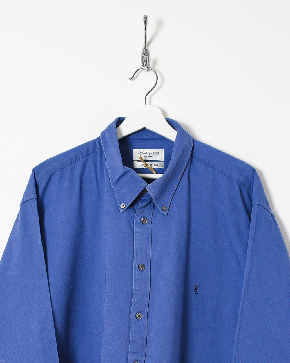 Blue Yves Saint Laurent Shirt - XX-Large