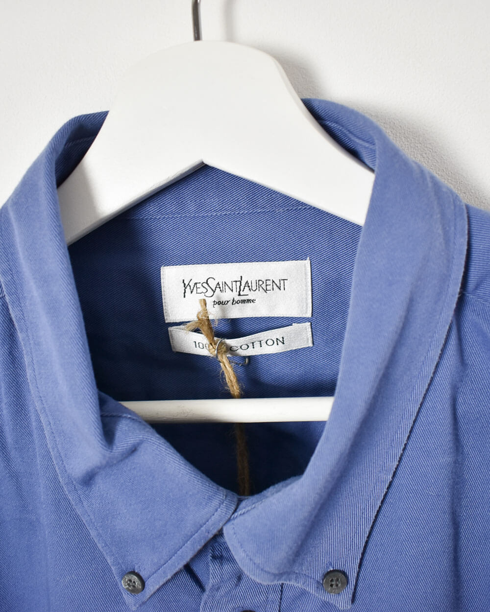 Blue Yves Saint Laurent Shirt - XX-Large