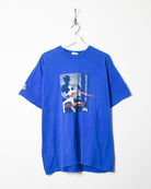 Blue Nike Frauenlauf Graphic T-Shirt - Large