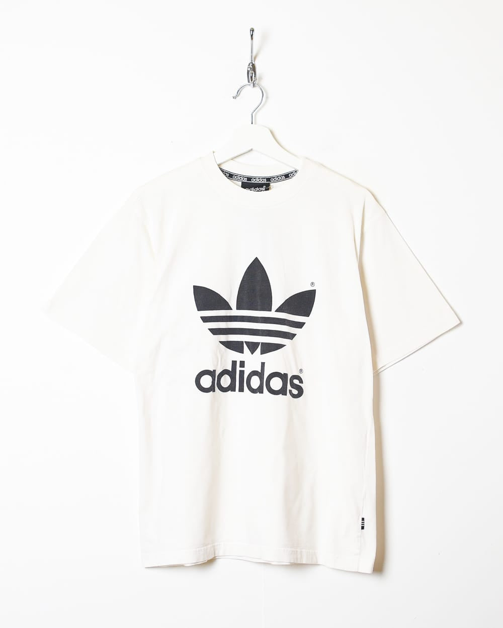 White Adidas T-Shirt - Small