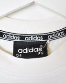 White Adidas T-Shirt - Small