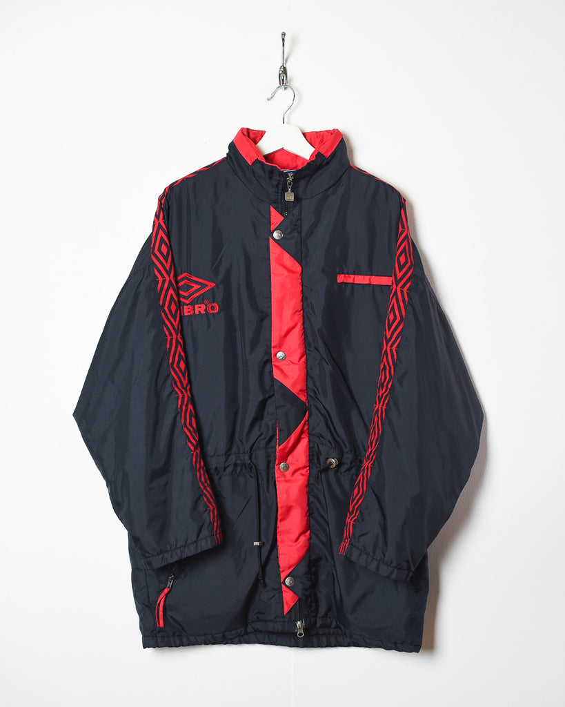 Vintage 90s Black Umbro Jacket - Small Nylon / Polyester– Domno