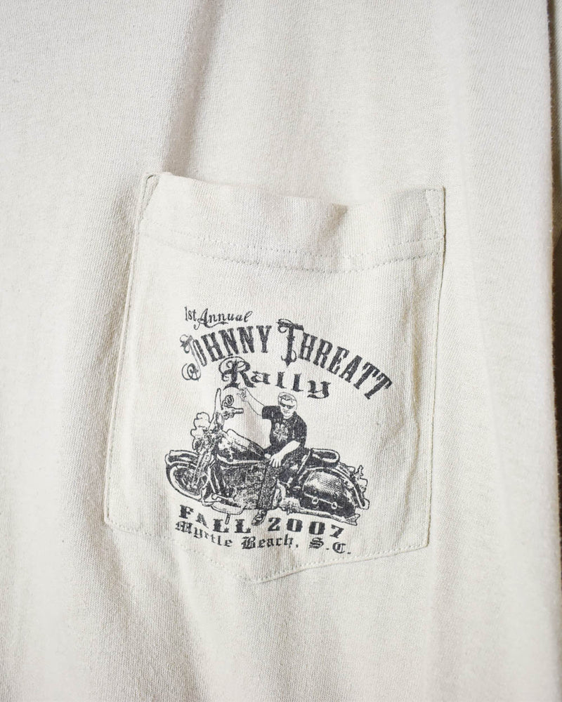 Neutral 1st Annual Johnny Threatt Rally 2007 Pocket T-Shirt - XXX-Large