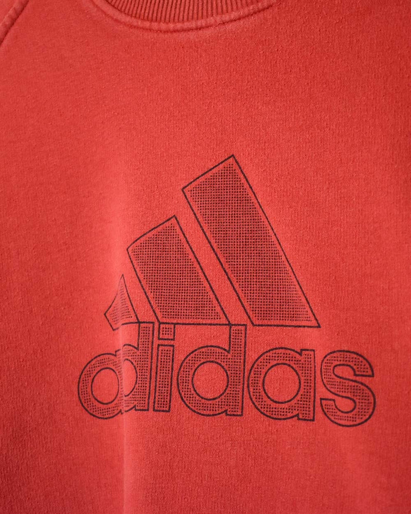 Red Adidas Sweatshirt - Small