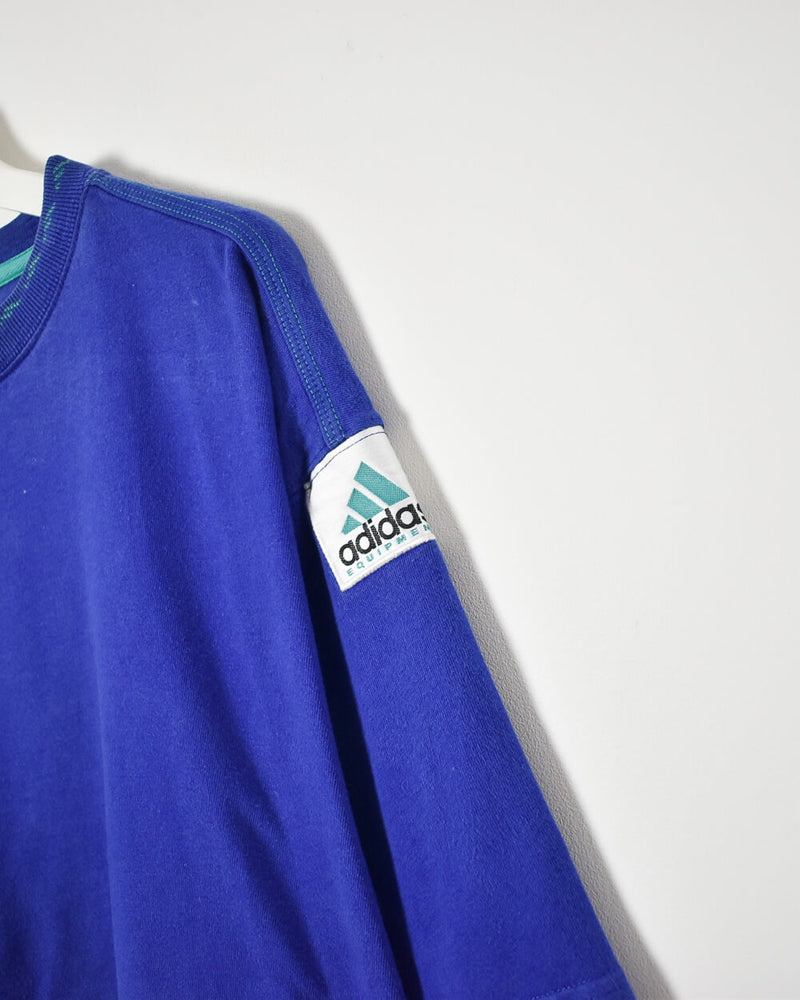 Blue Adidas Equipment T-Shirt - XX-Large