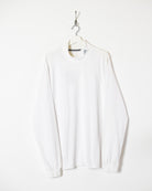 White Adidas Turtle Neck Sweatshirt - XX-Large