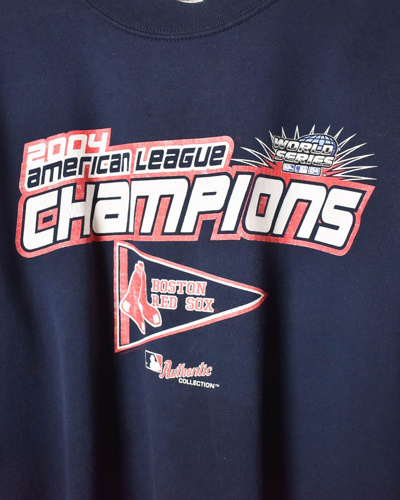 Boston Red Sox 2004 American League Champions T Shirt Vtg MLB