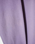 Purple Burberry London Long Sleeved Polo Shirt - X-Large