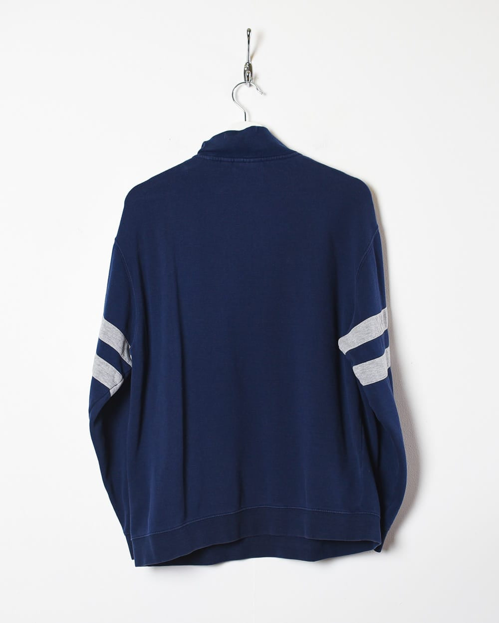 Navy Fila 1/4 Zip Sweatshirt - Medium
