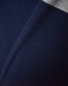 Navy Fila 1/4 Zip Sweatshirt - Medium
