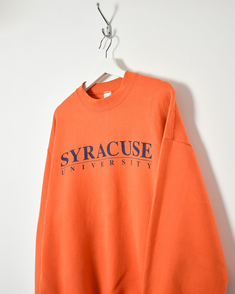 Orange Fruit of The Loom Syracuse University Sweatshirt - Large