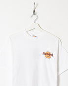White Hard Rock Cafe Memphis T-Shirt - Medium