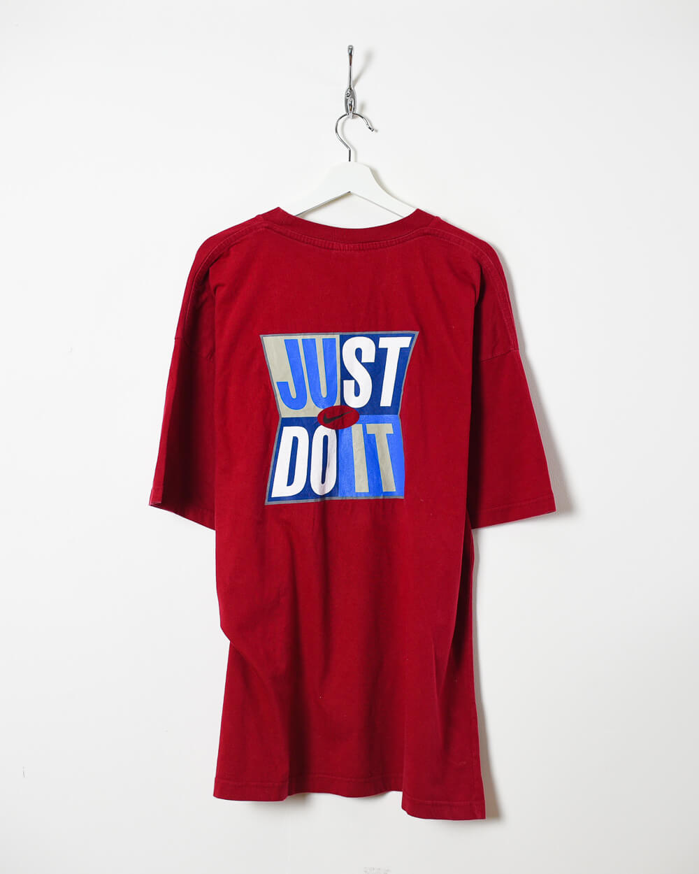 Maroon Nike Just Do It T-Shirt - XX-Large