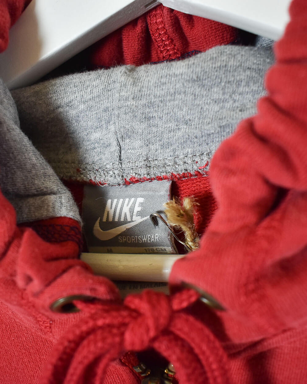 Red Nike NT&F 1/4 Zip Hoodie - Medium