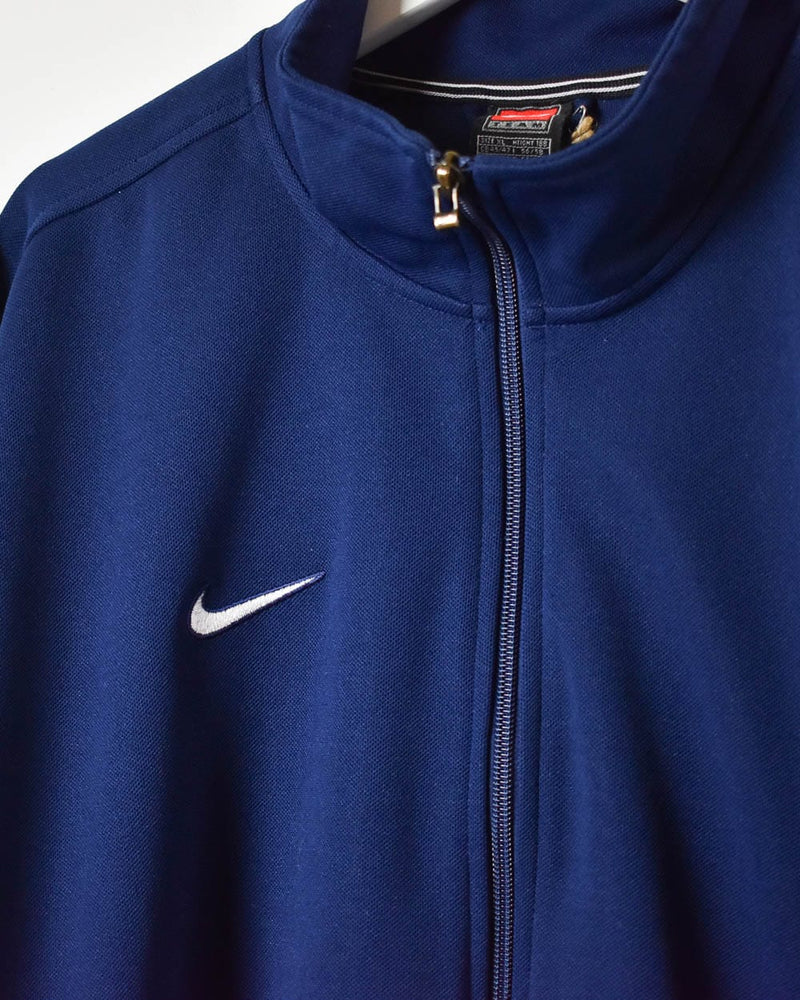 Navy Nike Team Tracksuit Top - X-Large