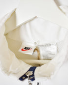 White Nike Challenge Court Windbreaker Jacket - Medium