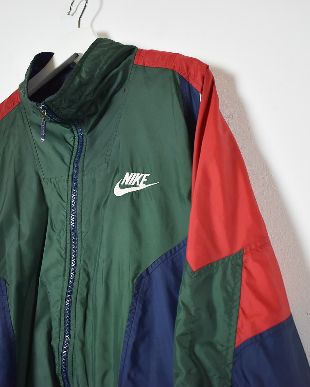 Green Nike Windbreaker Jacket - X-Large