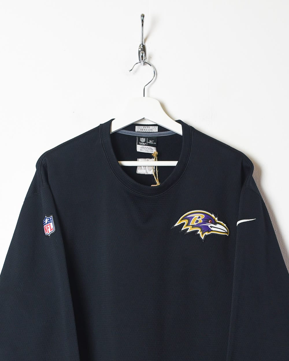 Black Nike X NFL Therma-Fit Baltimore Ravens Sweatshirt - XX-Large