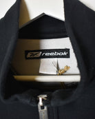Black Reebok 1/4 Zip Sweatshirt - Medium