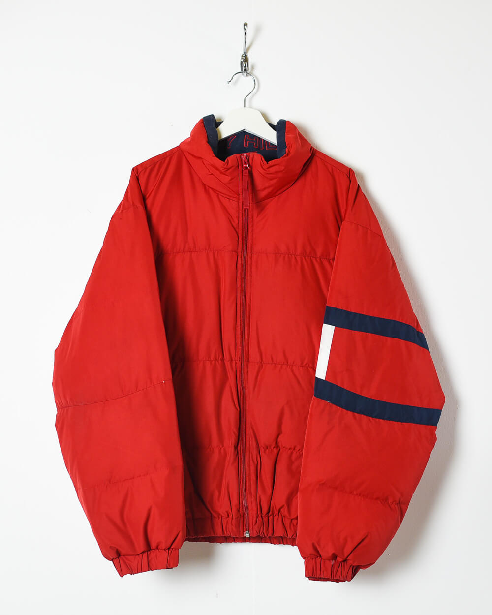 Red Tommy Hilfiger Puffer Jacket - X-Large