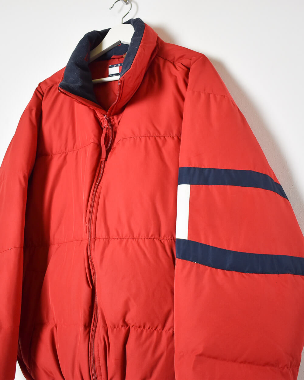 Red Tommy Hilfiger Puffer Jacket - X-Large