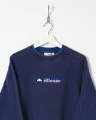 Navy Ellesse Women's Sweatshirt - Medium