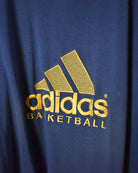 Navy Adidas Basketball Sweatshirt - XX-Large