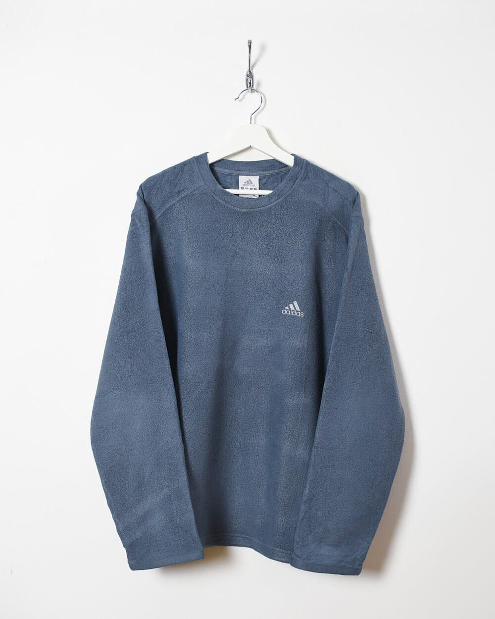 Blue Adidas Pullover Fleece - X-Large