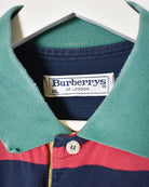 Navy Burberrys of London Polo Shirt - X-Large