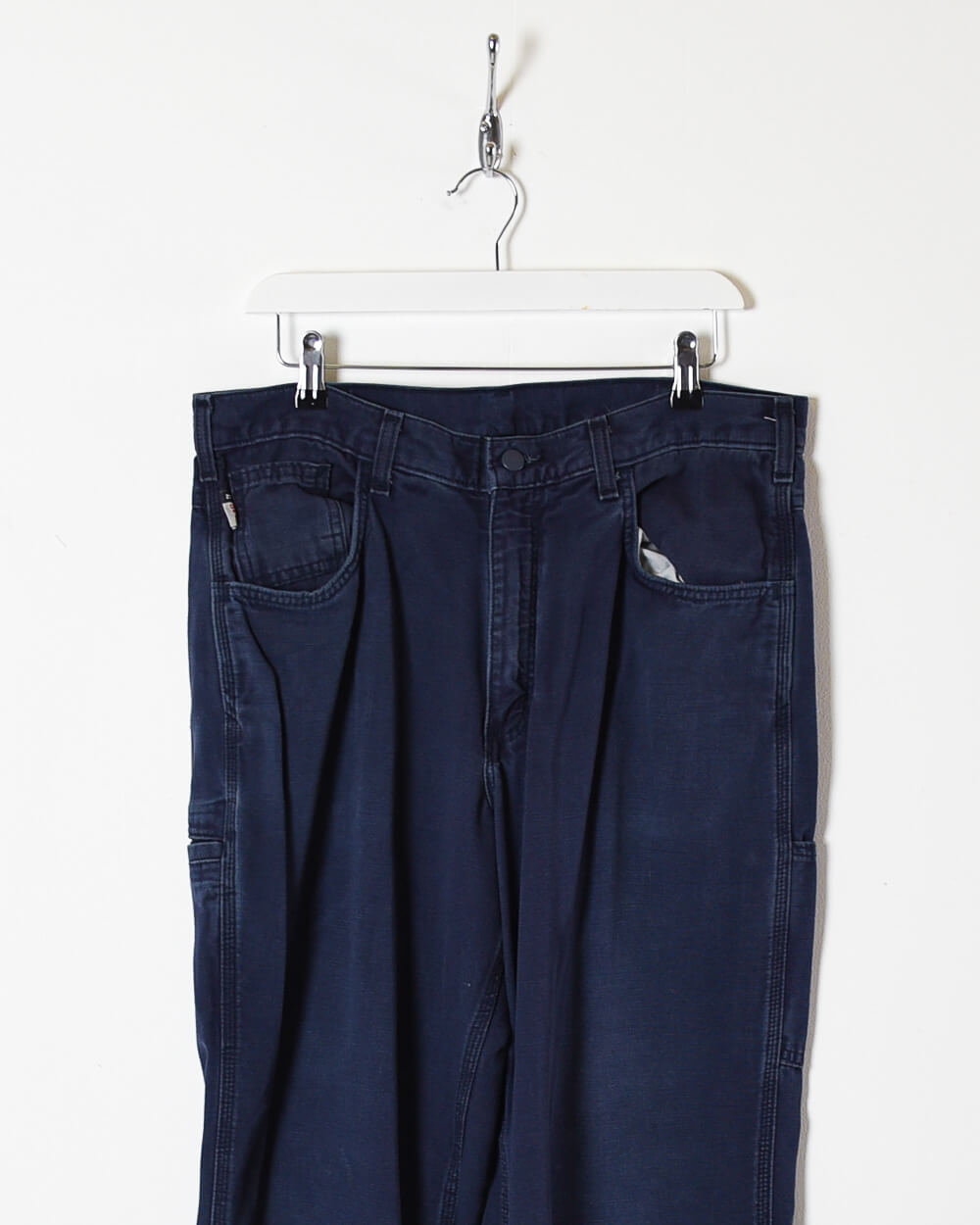 Navy Carhartt Heavyweight FR Carpenter Jeans - W34 L32