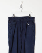Navy Carhartt Heavyweight FR Carpenter Jeans - W34 L32