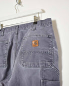 Grey Carhartt Heavyweight Carpenter Jeans - W36 L32