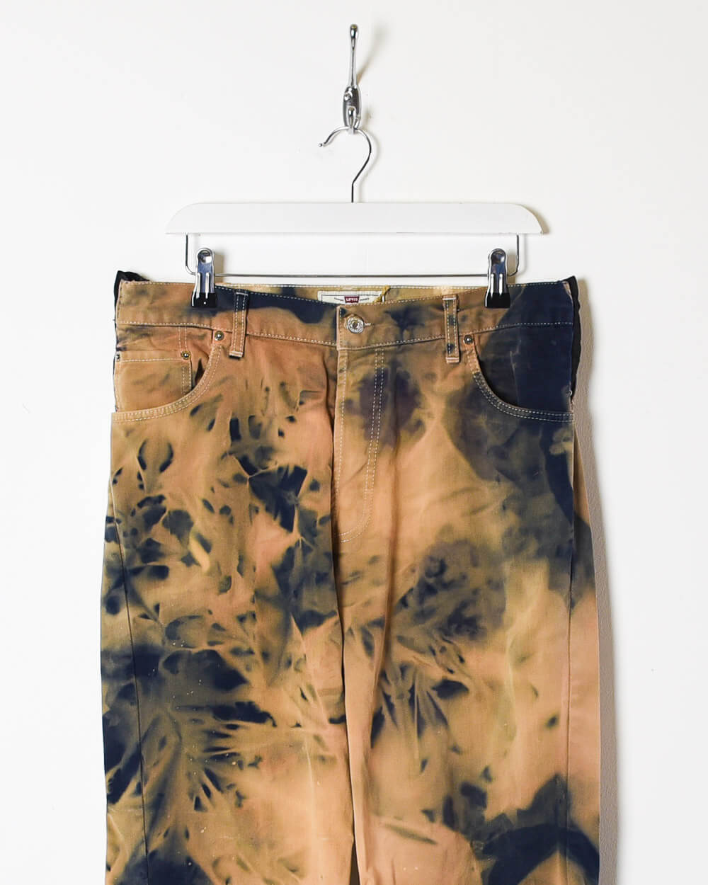 Neutral Levi's Acid Washed Jeans - W34 L30 