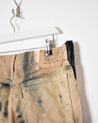 Neutral Levi's Acid Washed Jeans - W34 L30 