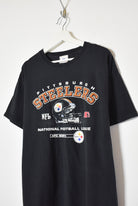 Black NFL Pittsburgh Steelers T-Shirt - Medium