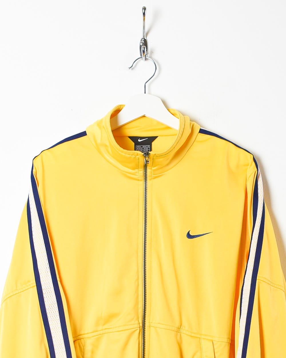 Yellow Nike Tracksuit Top - Medium
