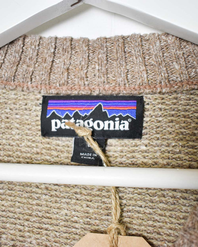 Neutral Patagonia Knitted Sweatshirt - Large