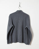 Grey Ralph Lauren 1/4 Zip Sweatshirt - Medium