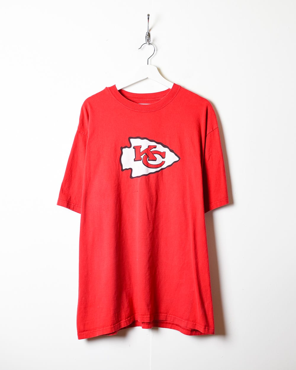 Vintage 00s Red Reebok Kansas City Chiefs T-Shirt - X-Large Cotton– Domno  Vintage