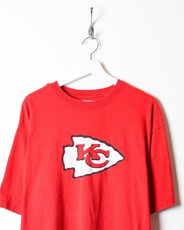Red Reebok Kansas City Chiefs T-Shirt - X-Large