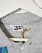 Stone Reebok Polo Shirt - X-Large
